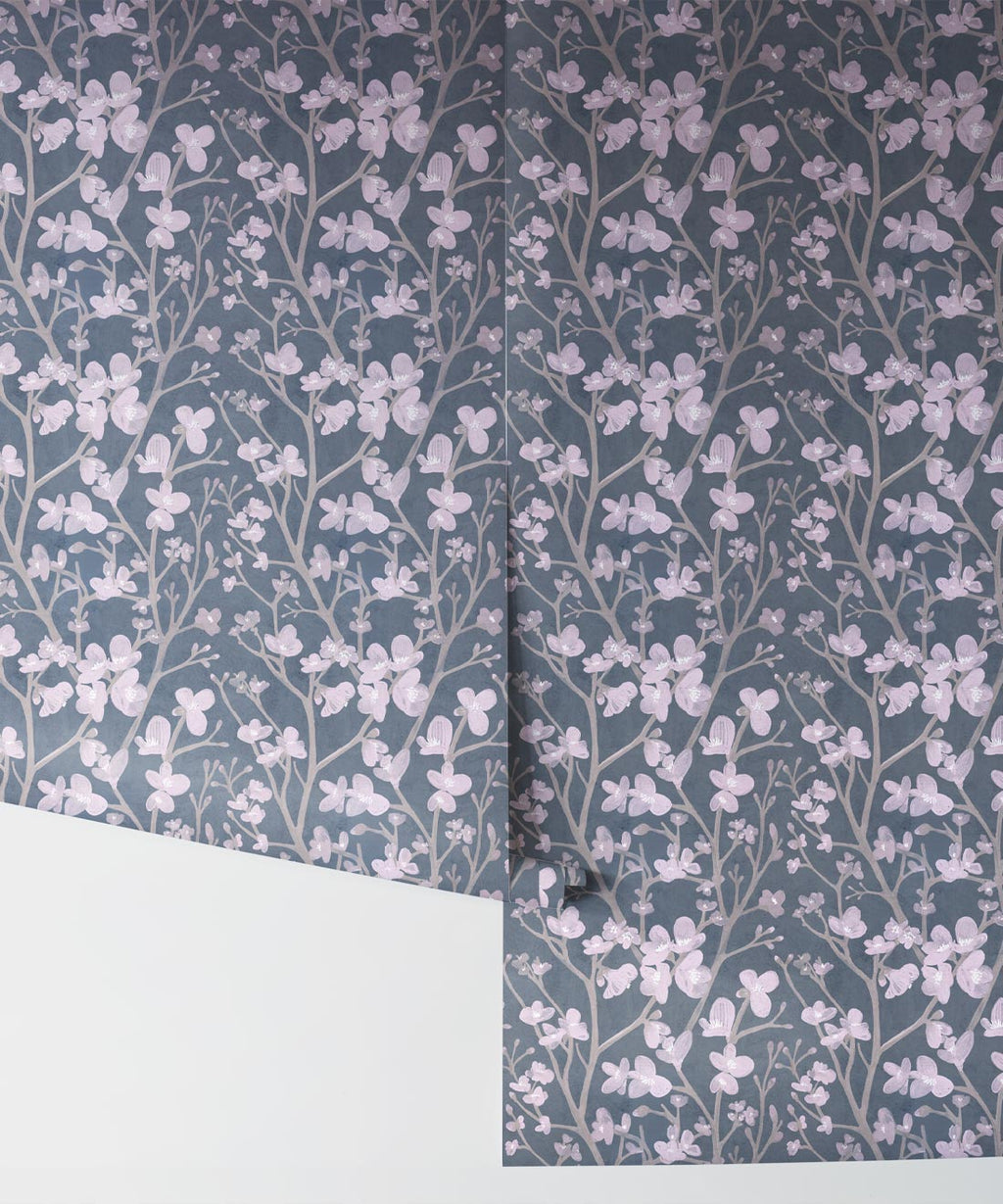 Quince Wallpaper, Grey