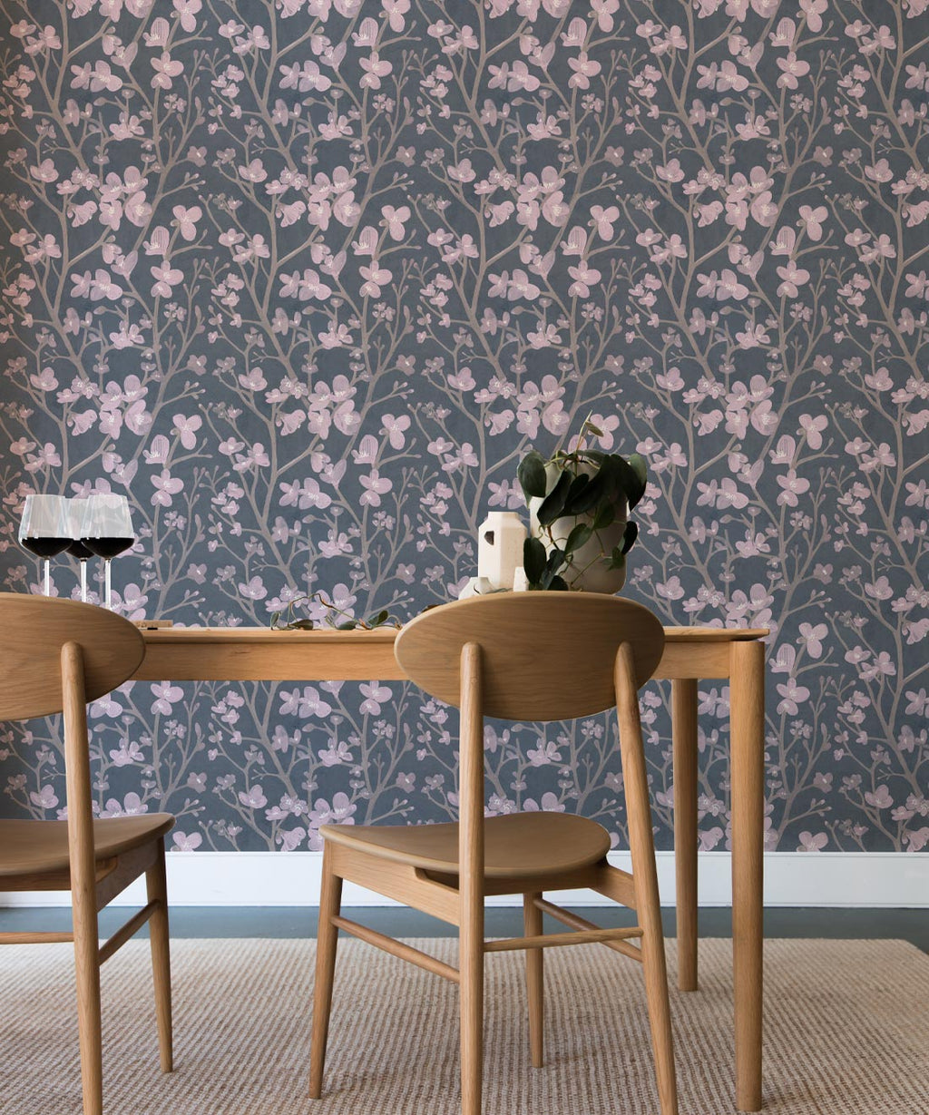 Quince Wallpaper, Grey