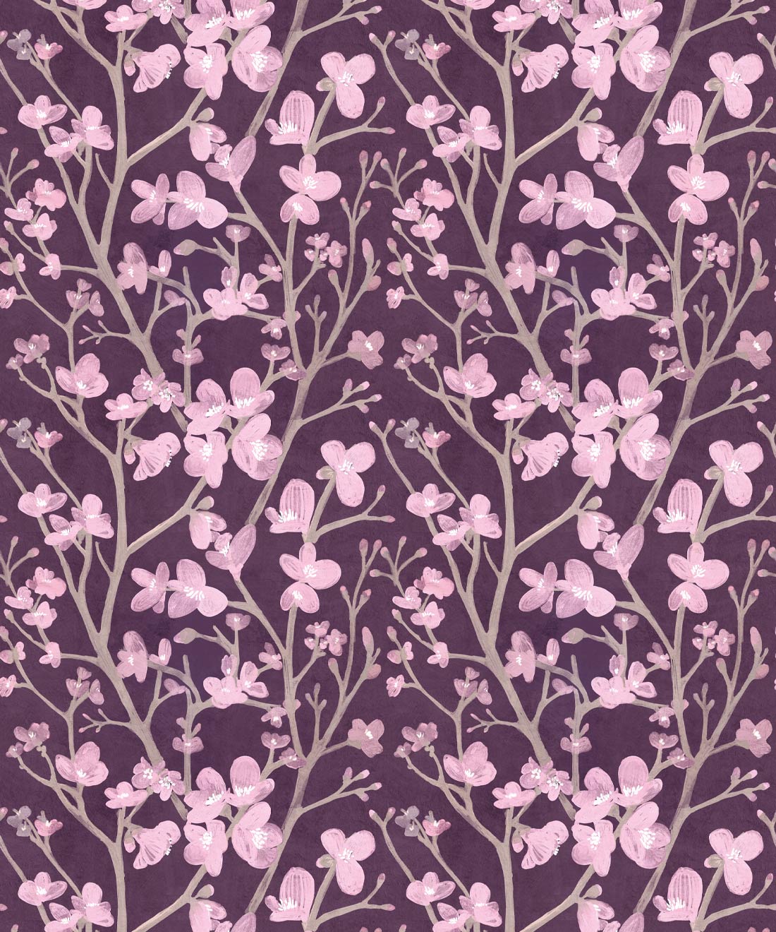 Quince Wallpaper, Lilac