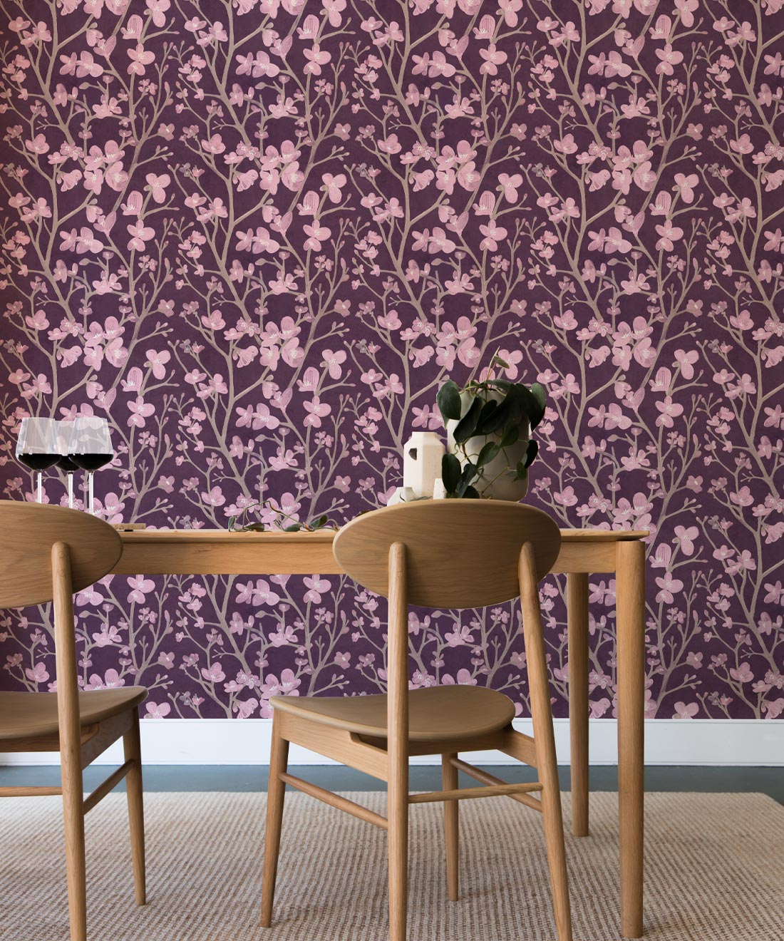 Quince Wallpaper, Lilac