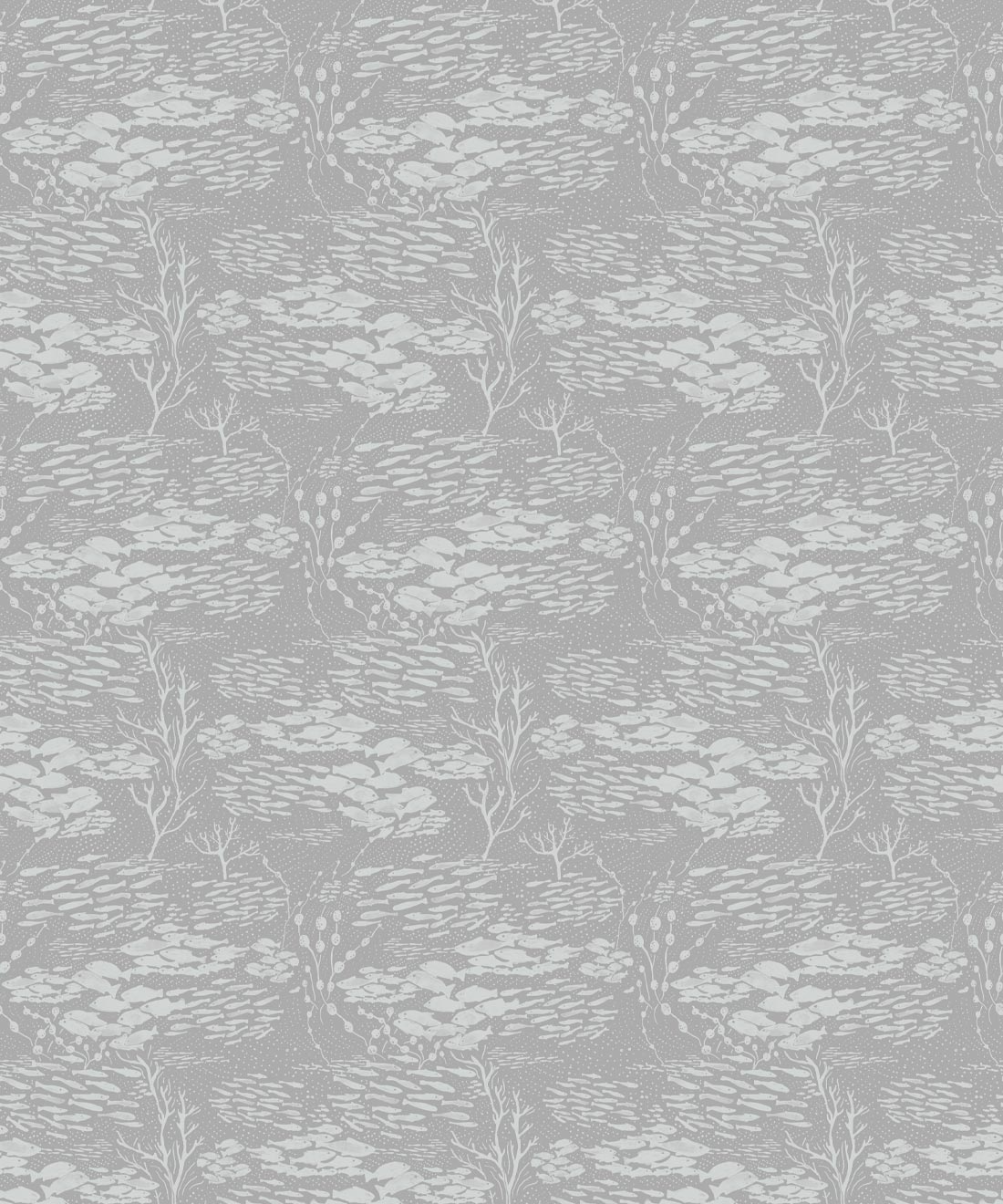 Shoal Wallpaper, Grey