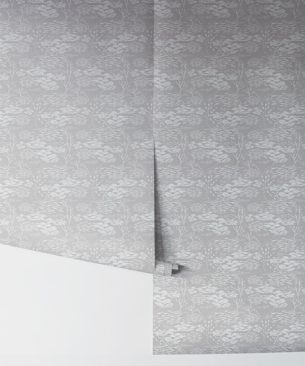 Shoal Wallpaper, Grey