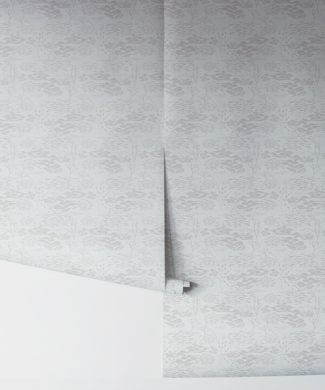 Shoal Wallpaper, Light Grey