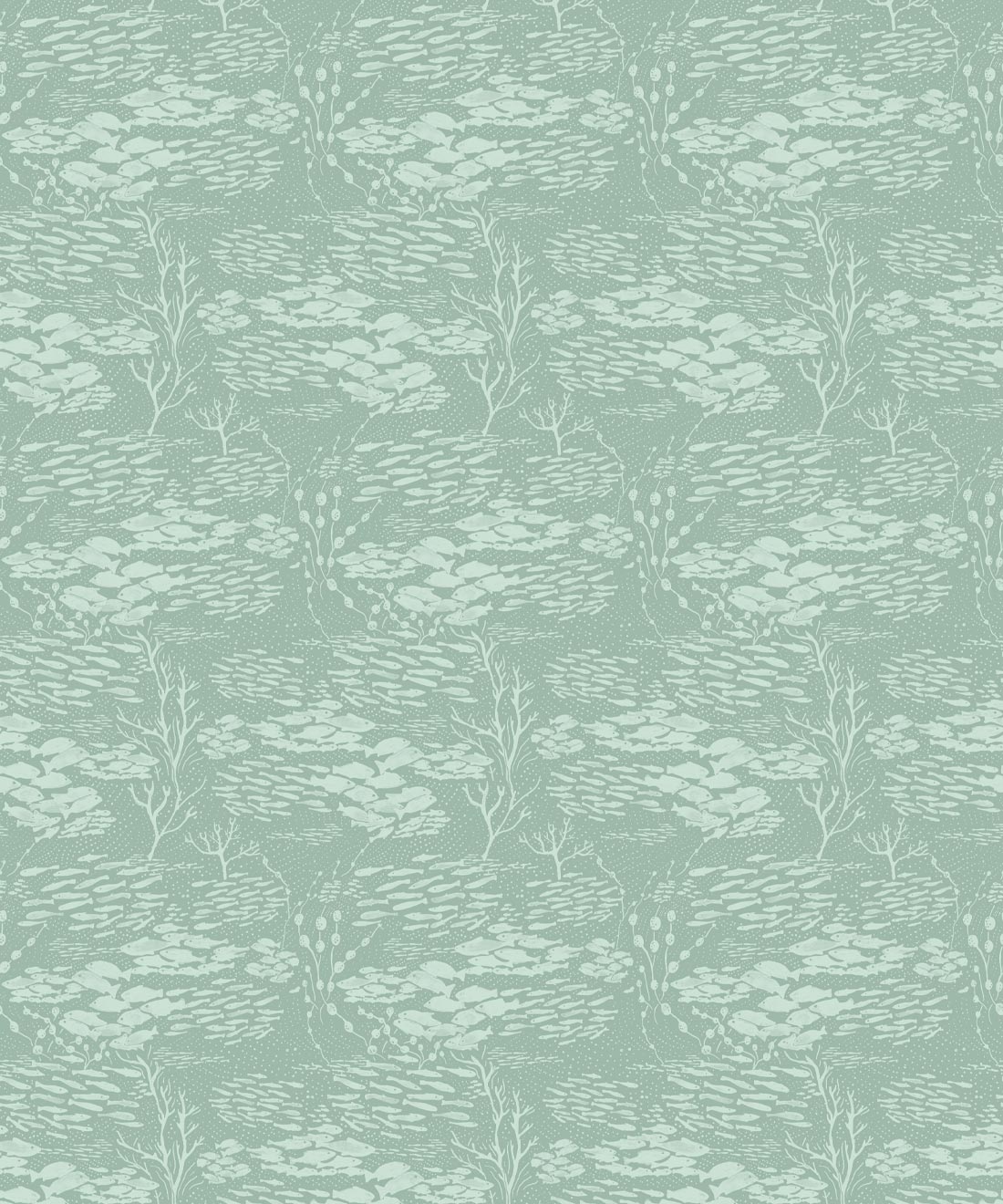 Shoal Wallpaper, Mint