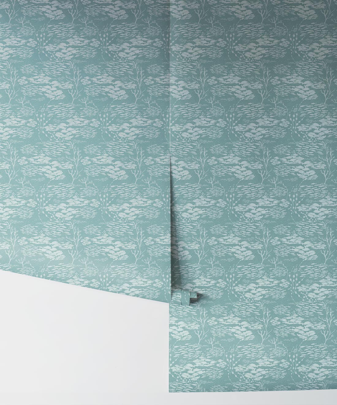 Shoal Wallpaper, Teal