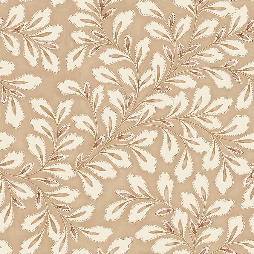 Liv 7430 - Terracotta & Beige