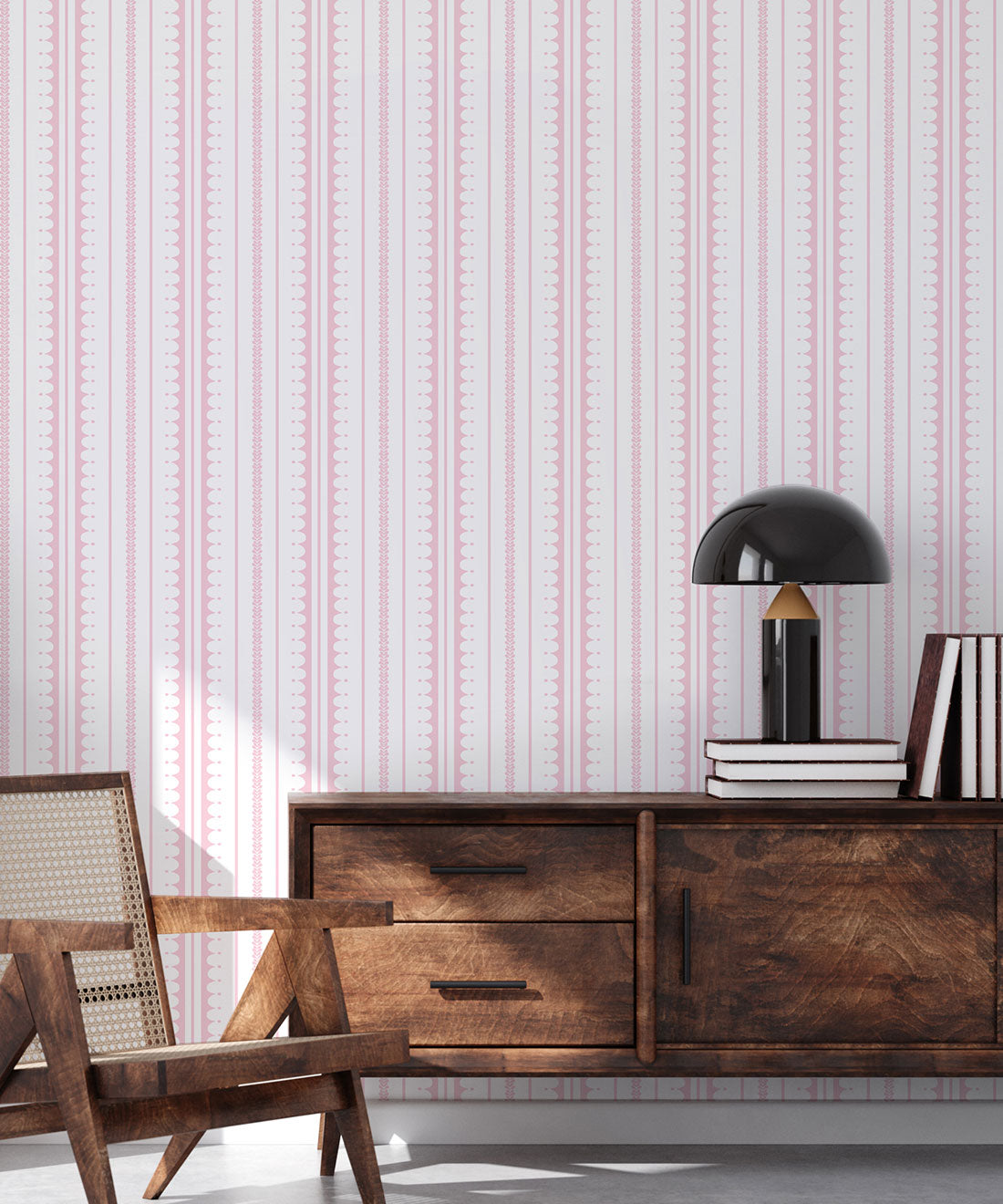 La Grand Coquille Wallpaper, Blush