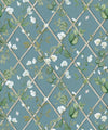 Petite Climbing Sweet Pea Wallpaper, Provence & Cane