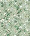 Petite Climbing Sweet Pea Wallpaper, Sage & Cane