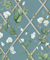 Grande Climbing Sweet Pea Wallpaper, Provence & Cane
