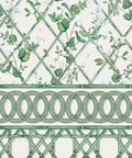 Climbing Sweet Pea Frieze Mural, Irish Linen