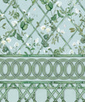 Climbing Sweet Pea Frieze Mural, Light Provence