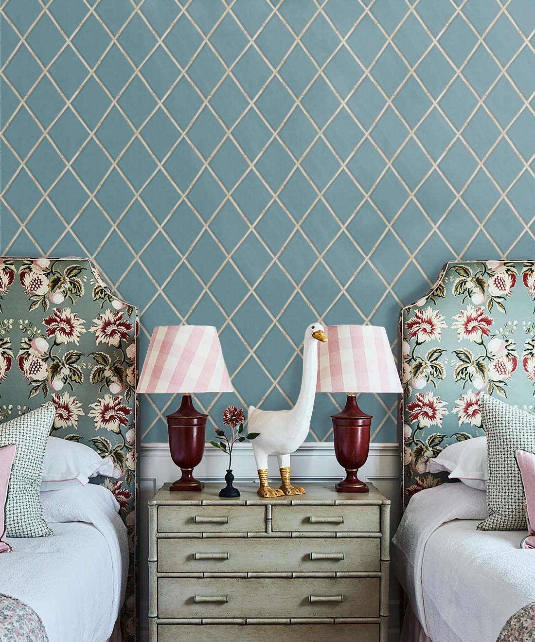 Colony Wallpaper, Provence & Cane