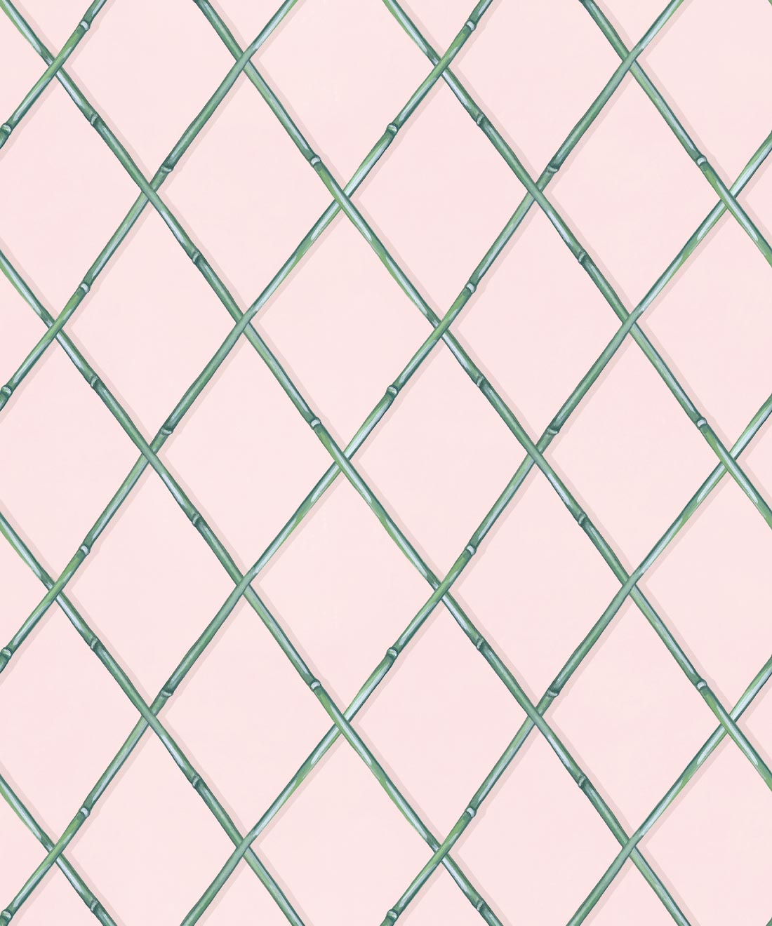 Colony Wallpaper, Pink & Green