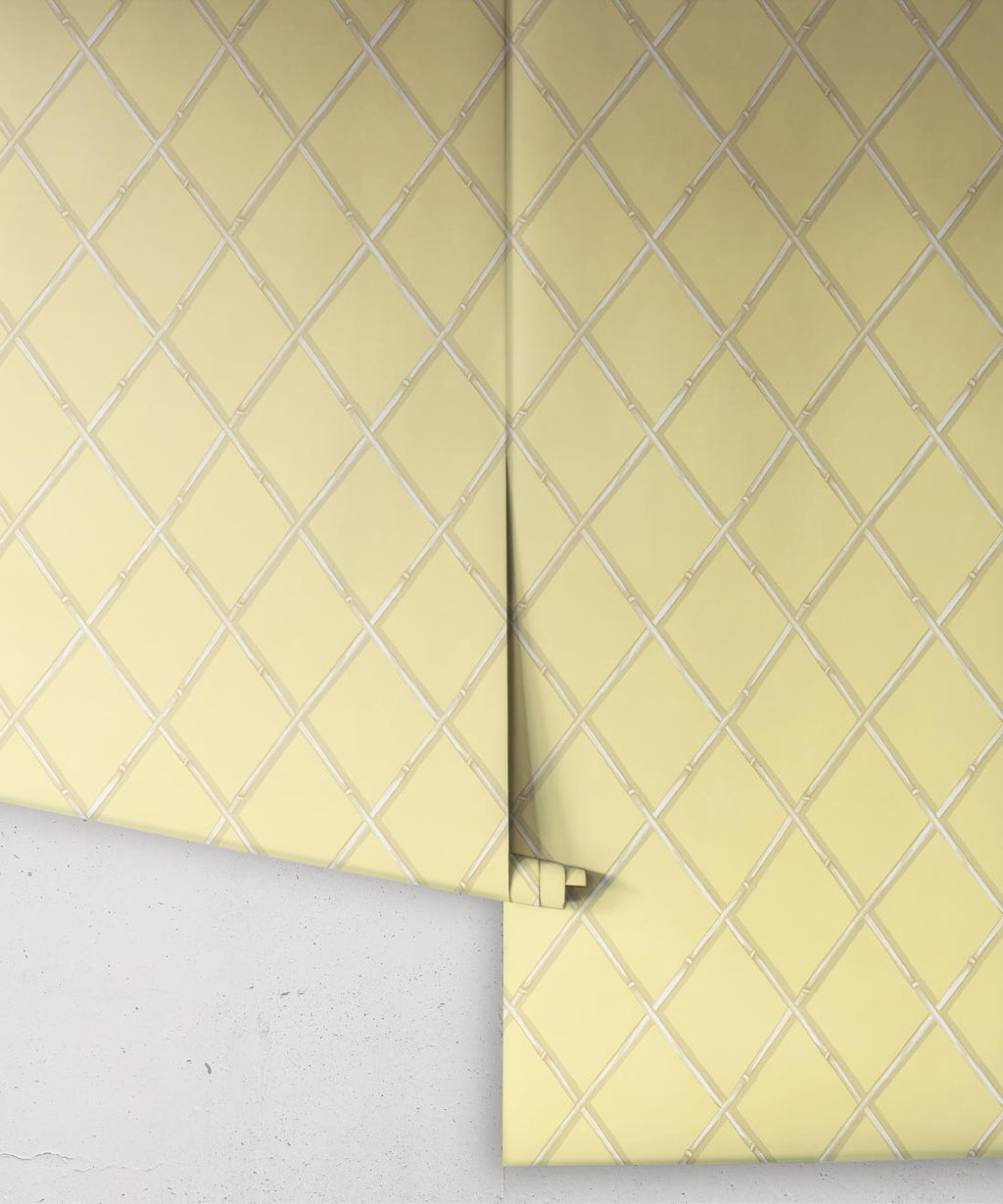 Colony Wallpaper, Rattan & Cane