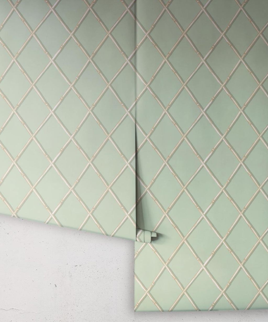 Colony Wallpaper, Sage & Cane