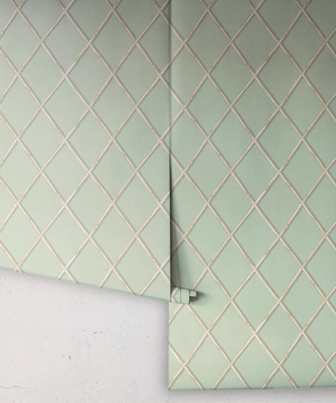 Colony Wallpaper, Sage & Cane