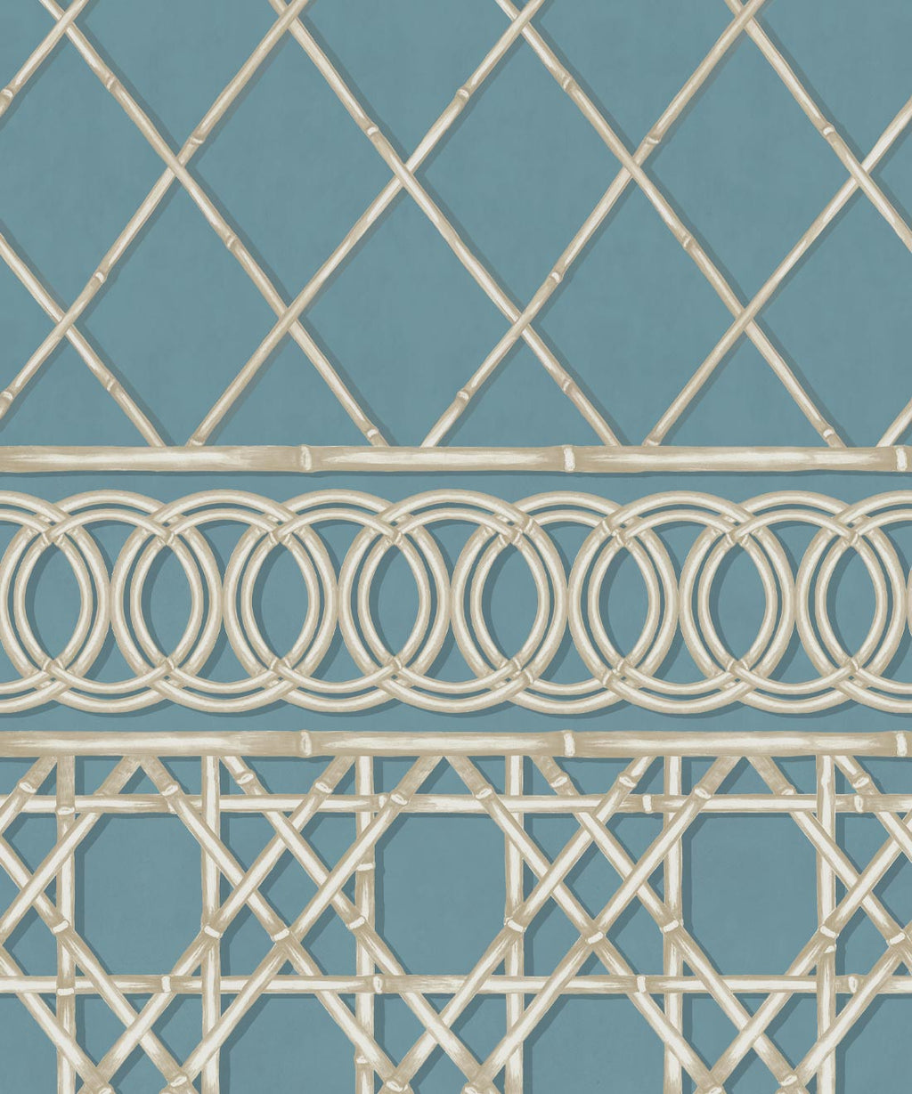 Colony Frieze Mural, Provence & Cane