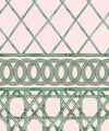 Colony Frieze Mural, Pink & Green