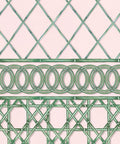 Colony Frieze Mural, Pink & Green
