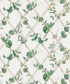 Petite Ivy Wallpaper, Irish Linen & Cane