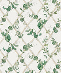 Petite Ivy Wallpaper, Irish Linen & Cane