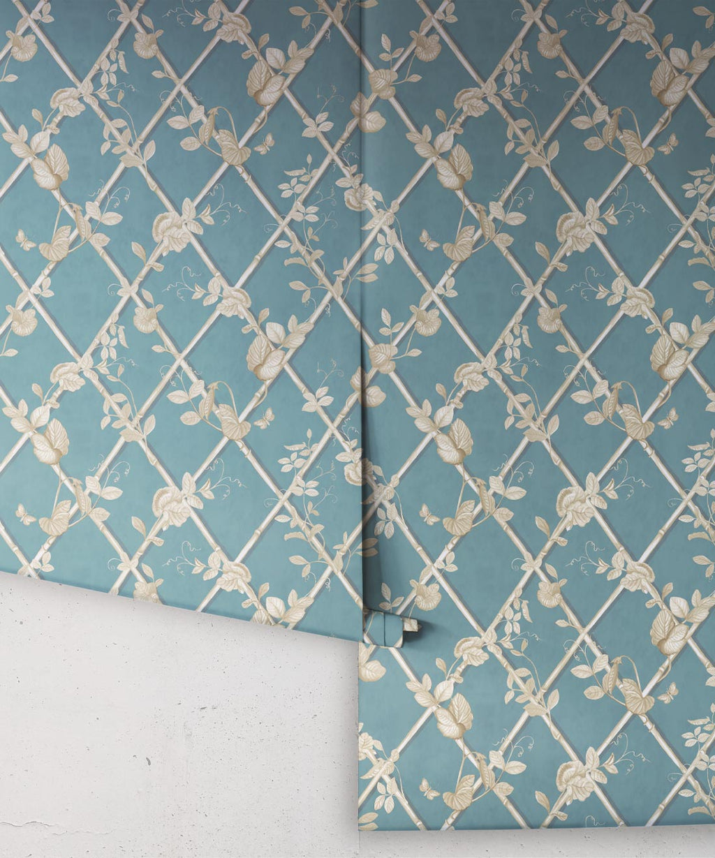 Petite Ivy Wallpaper, Provence & Cane