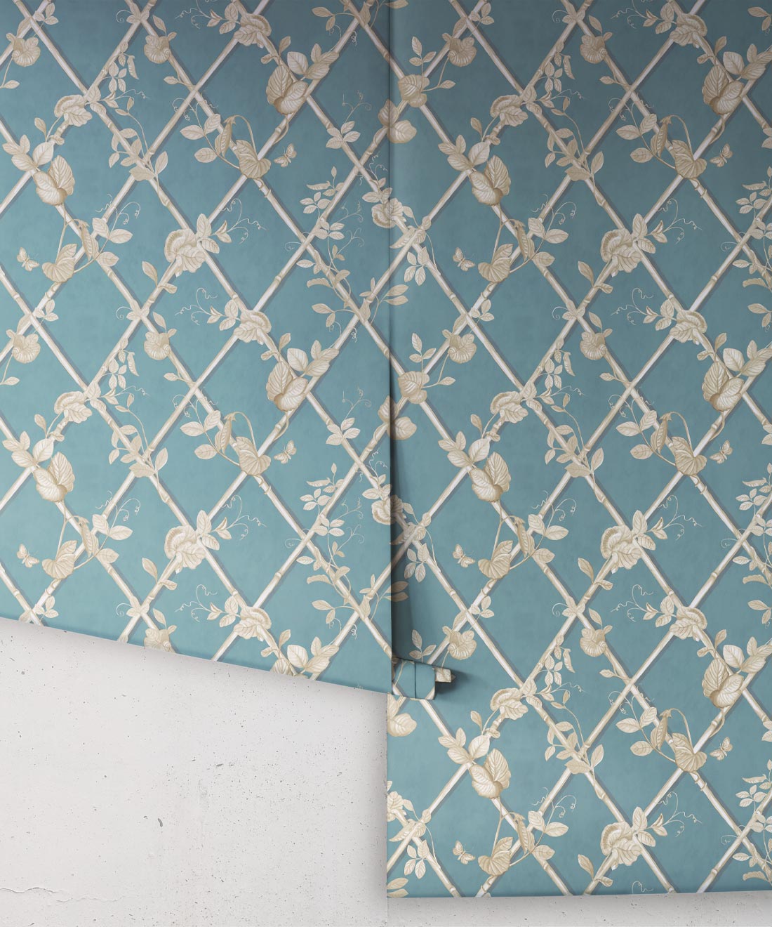 Petite Ivy Wallpaper, Provence & Cane