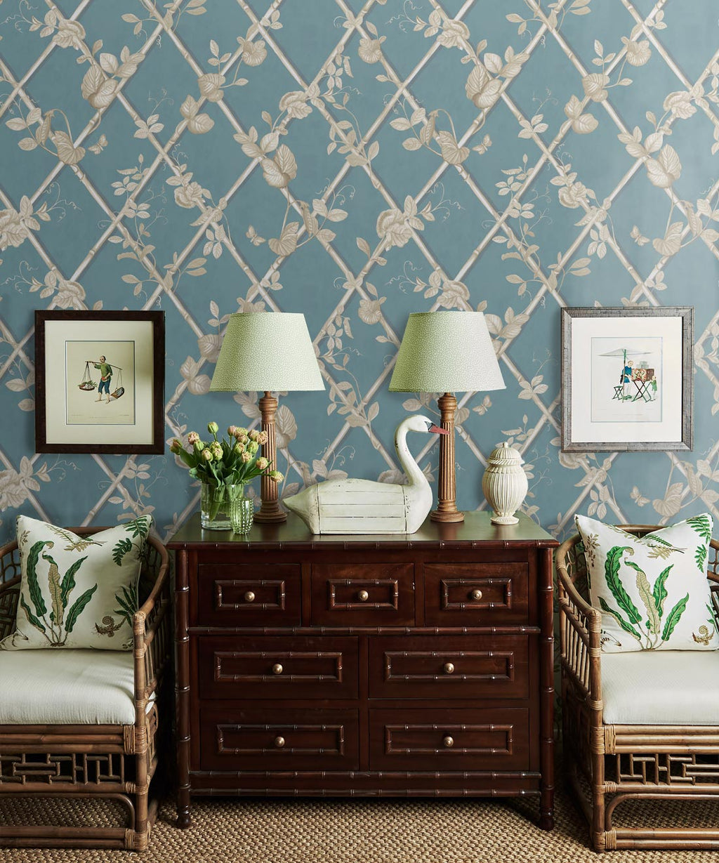 Grande Ivy Wallpaper, Provence & Cane