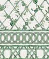 Ivy Frieze Mural, Irish Linen & Green