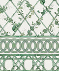 Ivy Frieze Mural, Irish Linen & Green