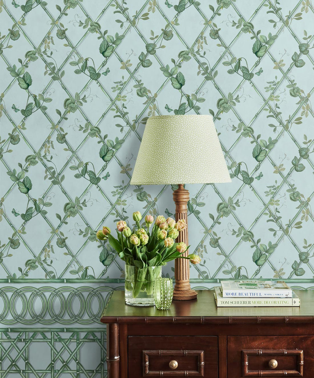 Ivy Frieze Mural, Light Provence