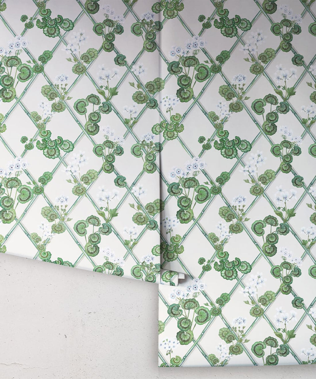 Primrose Garden Wallpaper, Blue