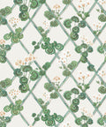 Primrose Garden Wallpaper, Burnt Orange