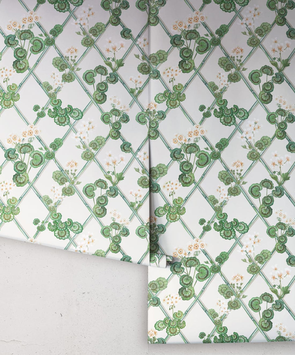 Primrose Garden Wallpaper, Burnt Orange