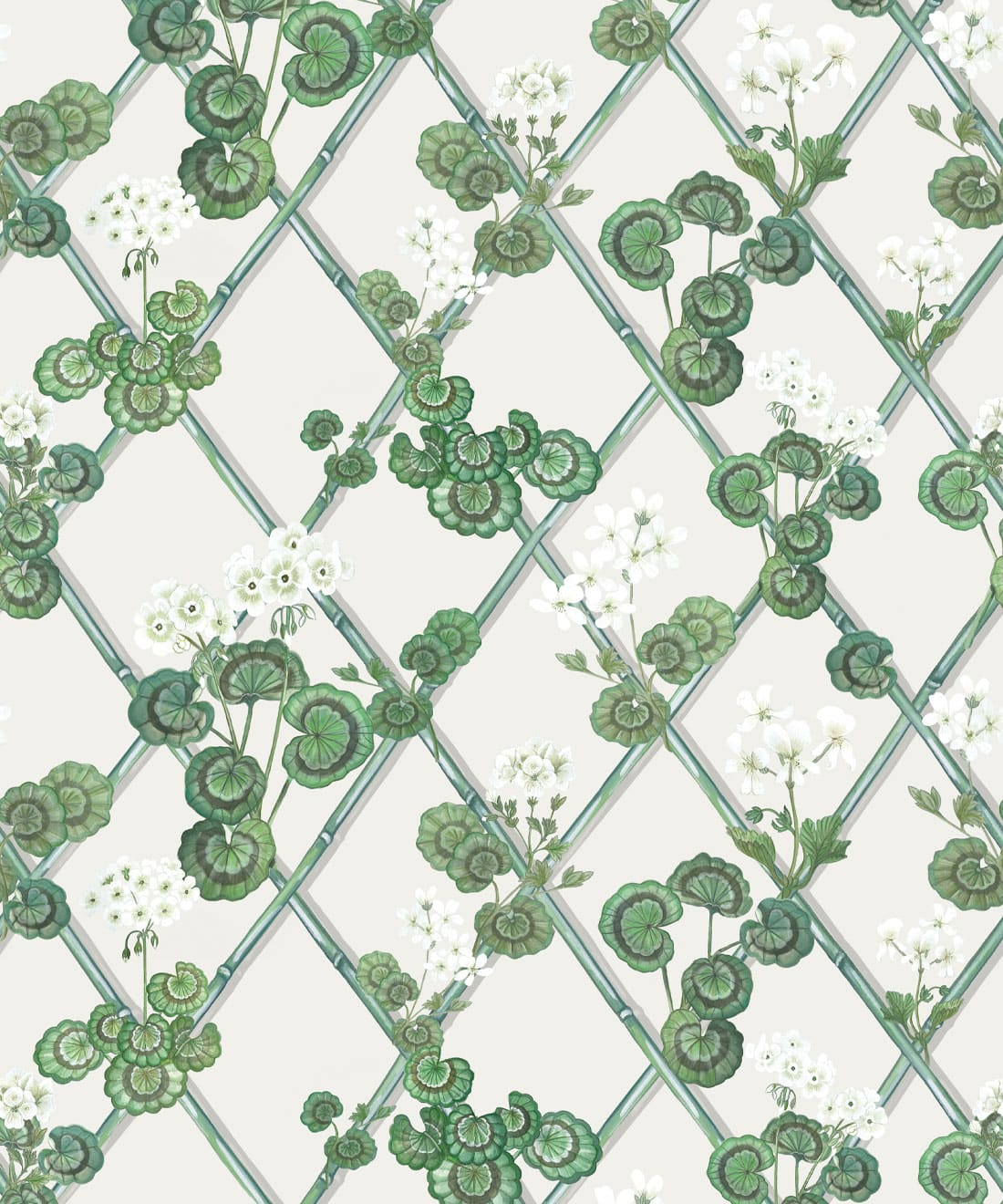 Primrose Garden Wallpaper, Green