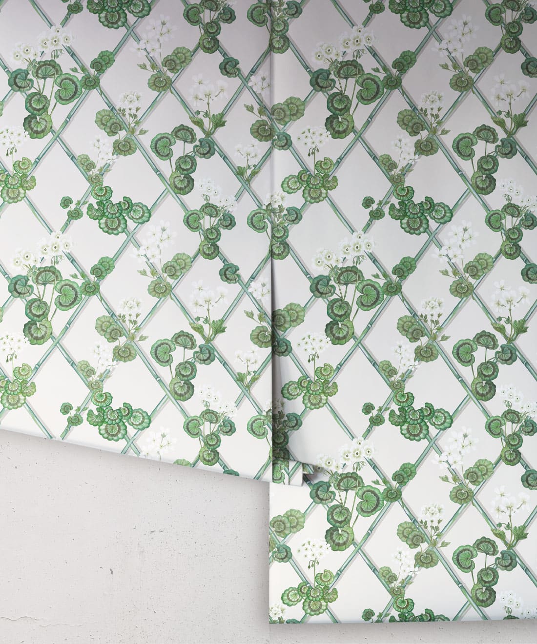 Primrose Garden Wallpaper, Green