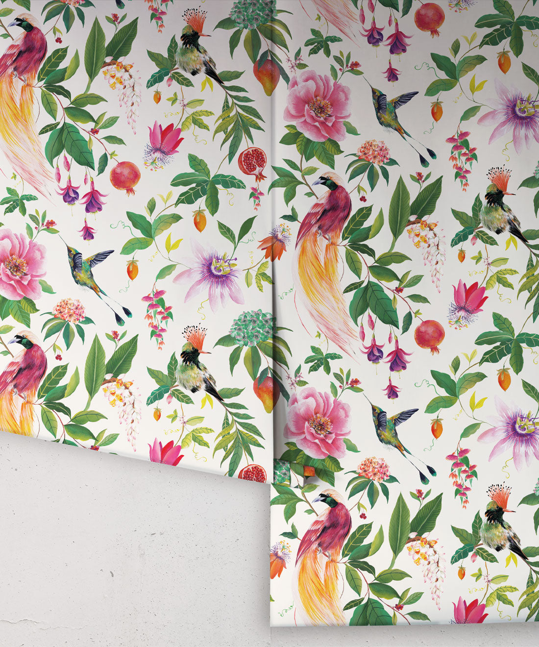Gardenia Wallpaper, Ivory