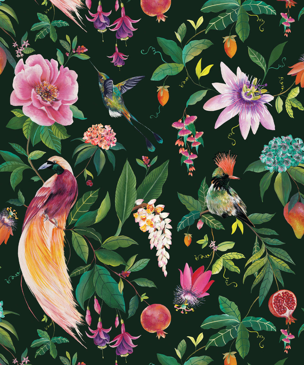 Gardenia Wallpaper, Jewel
