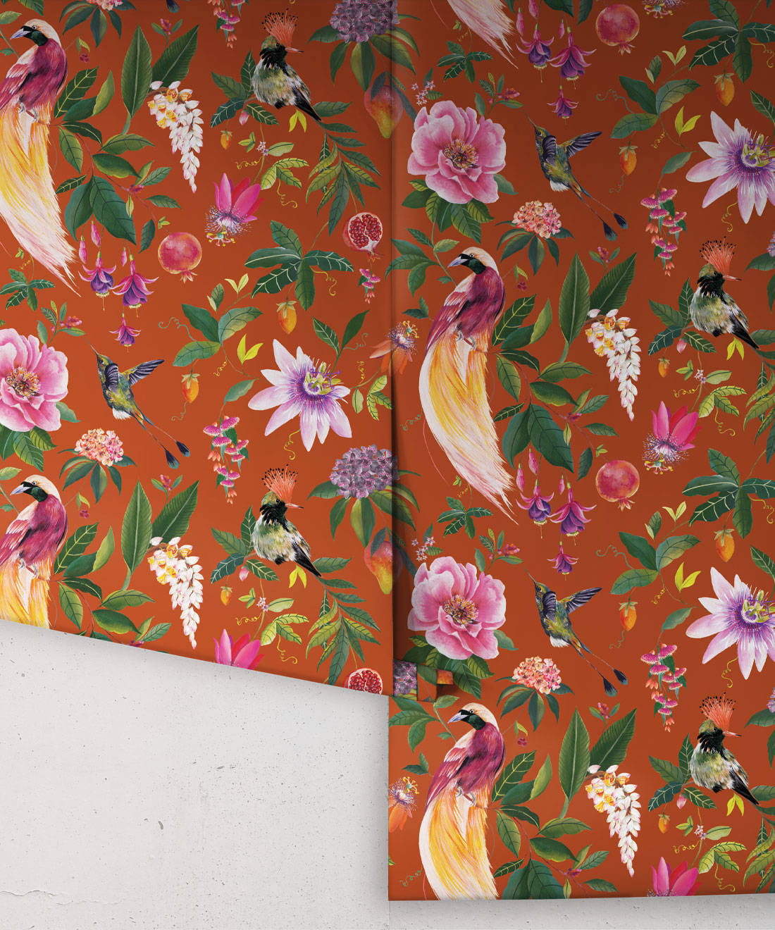 Gardenia Wallpaper, Mandarin