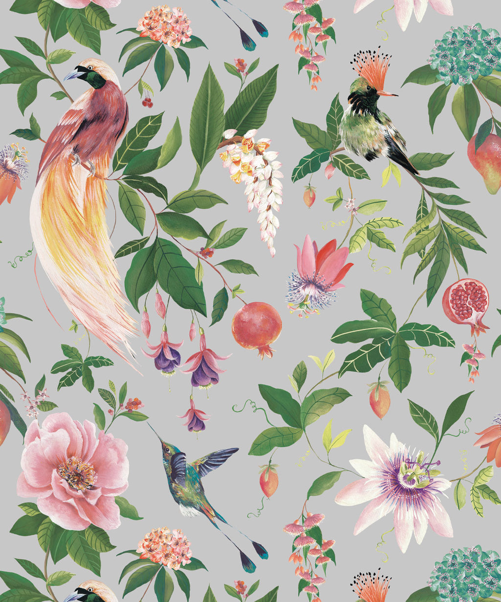 Gardenia Wallpaper, Opal