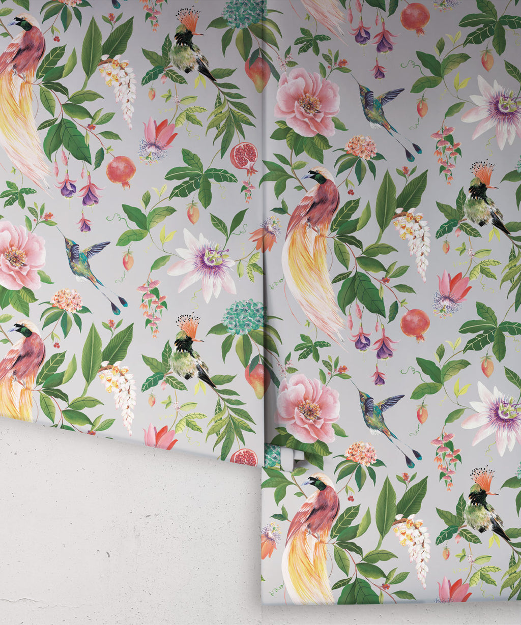 Gardenia Wallpaper, Opal