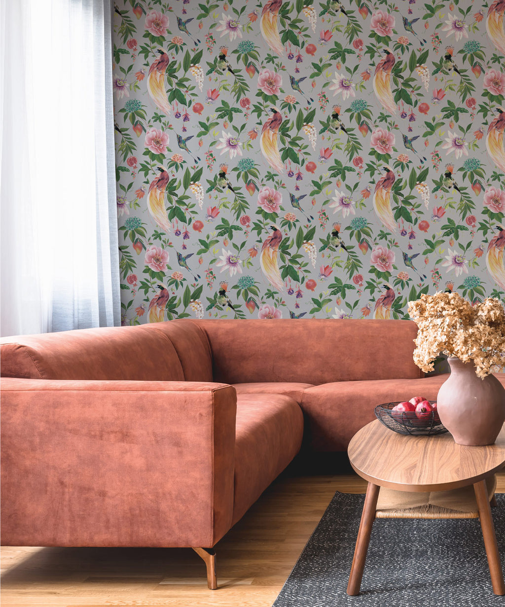 Gardenia Wallpaper, Opal
