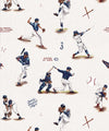 Baseball Wallpaper, Carmine