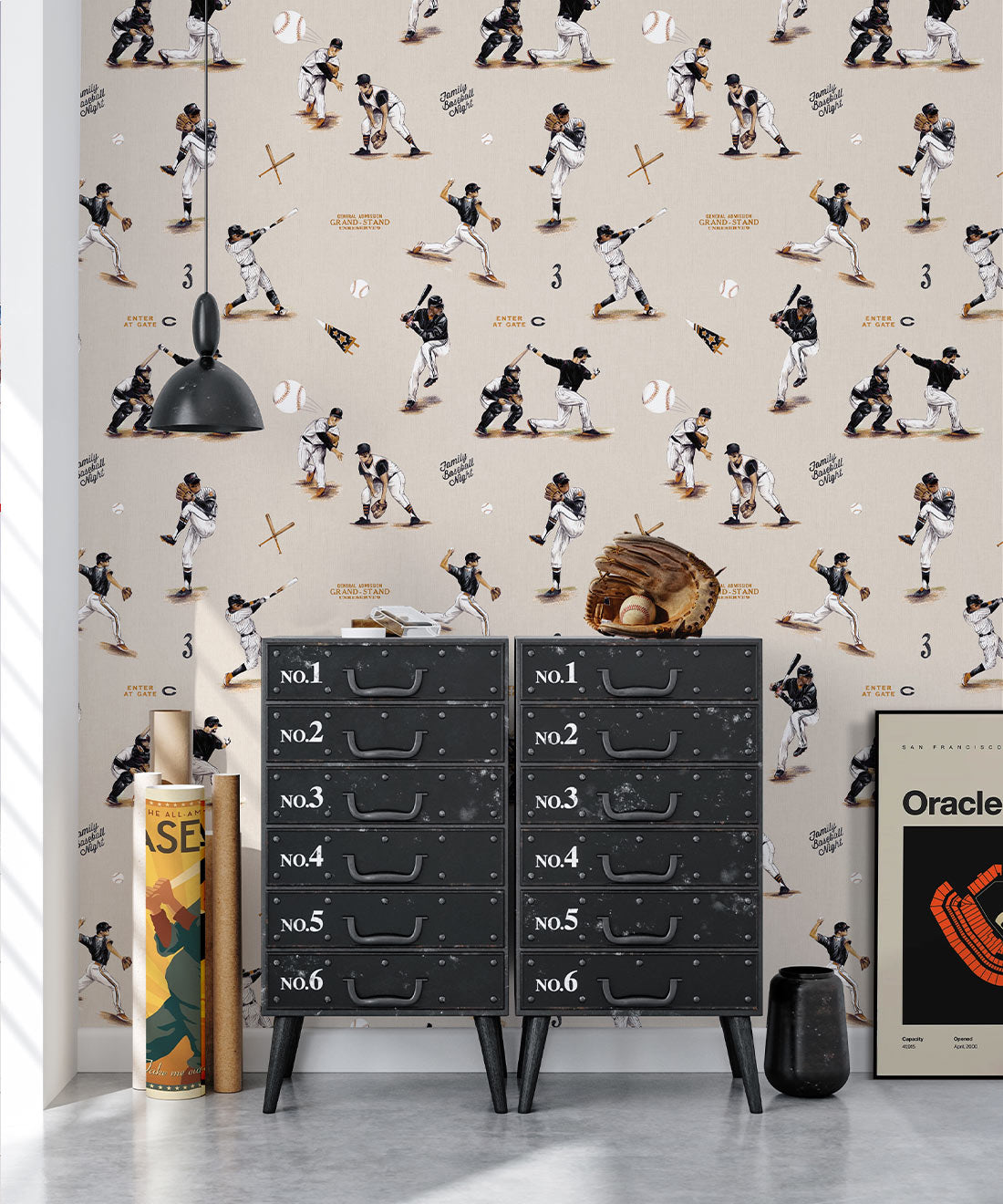 Baseball Wallpaper, Orange Nation