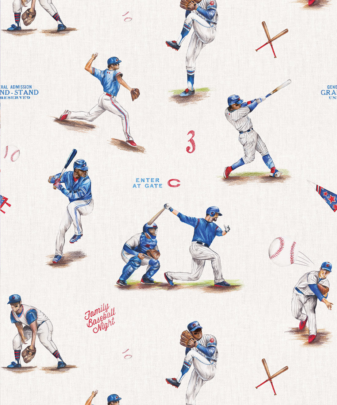 Baseball Wallpaper, Strangers
