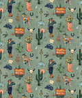 Trail Tales Wallpaper, Denim