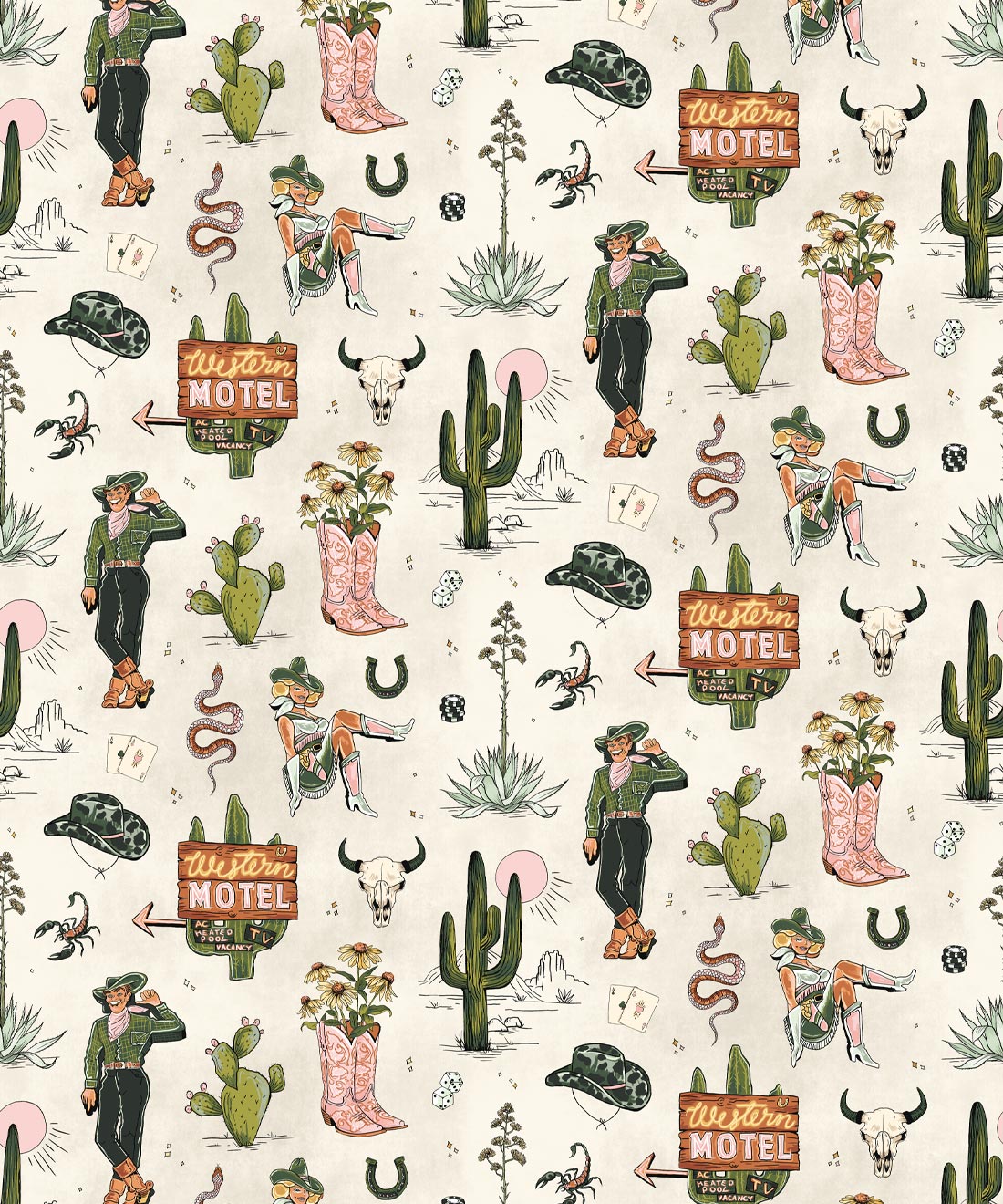 Trail Tales Wallpaper, Dusty