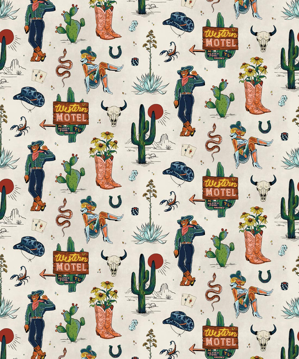 Trail Tales Wallpaper, Saffron