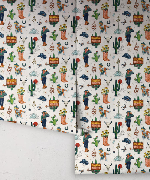 Trail Tales-tapet, safran